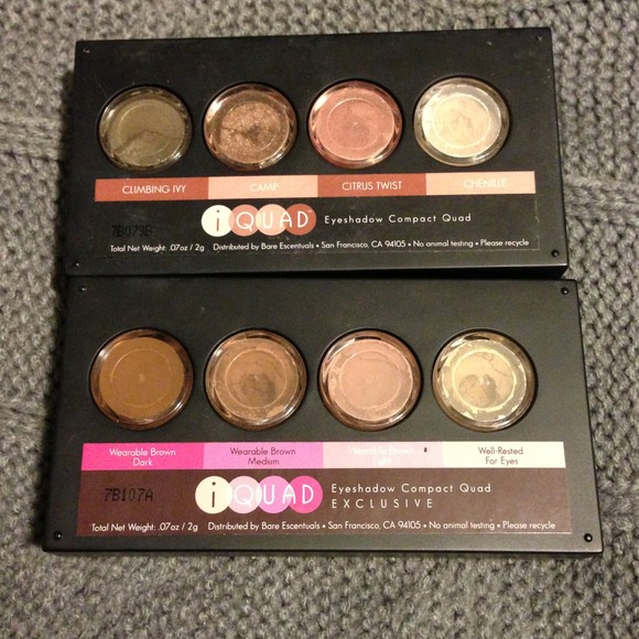 Bundled and sold!!! 2 bareMinerals iQuads.