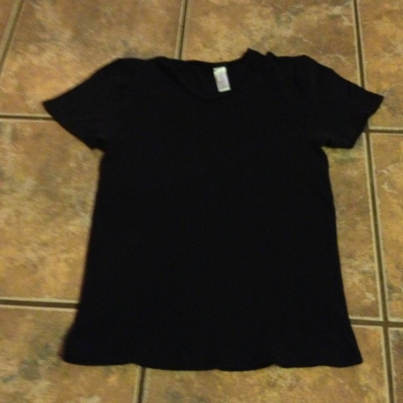 GAP basic black athletic round neck top🎽 - Picture 1 of 1