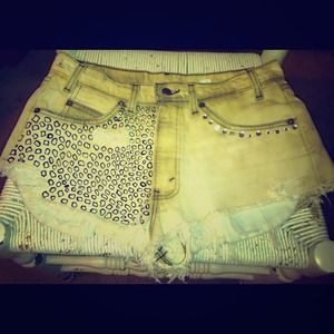 Cheetah Print High Waisted Shorts