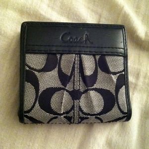 Coach signature wallet