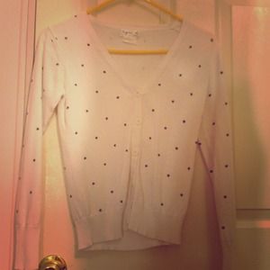 Pearl white cardigans