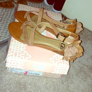 Honey color sandals