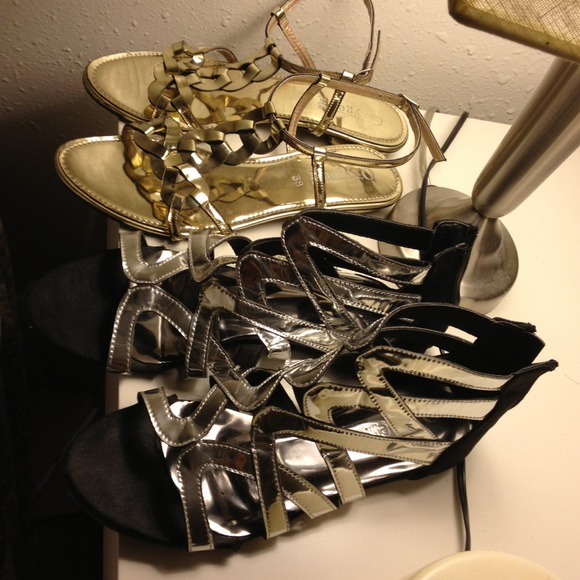 Reduced Two pairs of pretty summer sandals