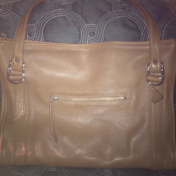gently used Banana Republic leather shoulder bag