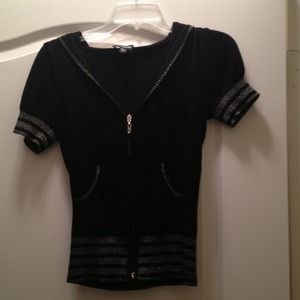 Black Bebe Sport Summer Sweater
