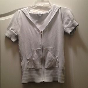 White Bebe Summer Sweater
