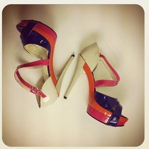 Color Block heels