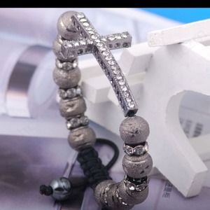 Sliver Cross Bracelet!