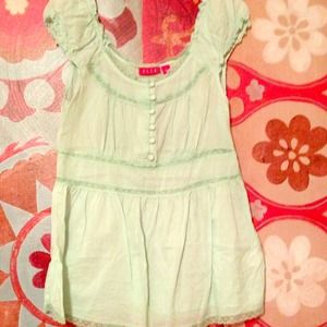 Mint Elle Top with lace details