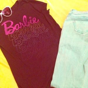 Black Barbie screen tee