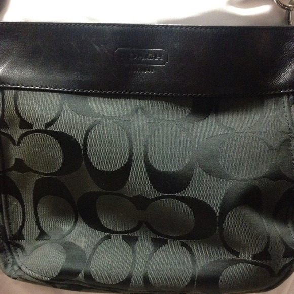Leather Coach Handbag