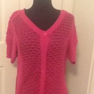 CUTE SHORT SLEEVE SWEATER.  RESERVED FOR SHAUNA