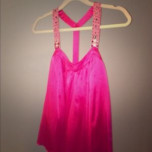 Rebecca Taylor hot pink silk shirt