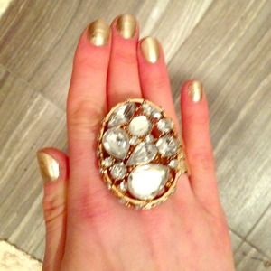 ❌SOLD❌Stretchy oversized cocktail ring
