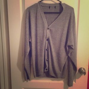 ! RESERVED ! grey oversized men's cardigan