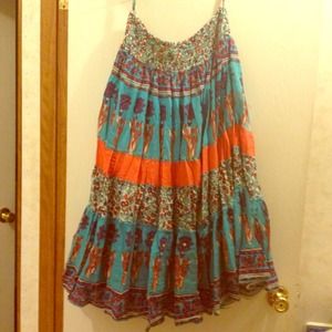 Multi color fun skirt