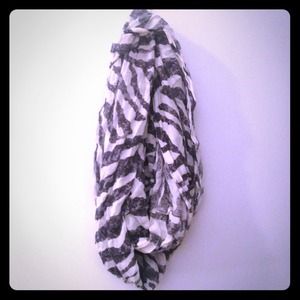 Zebra print scarf