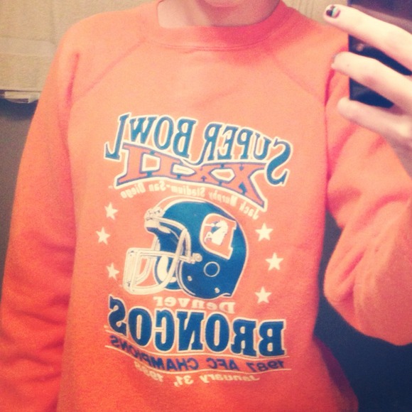 Vintage Denver Broncos Crew Neck