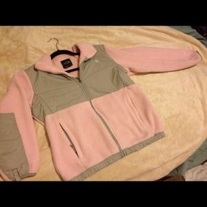 Pink north face!