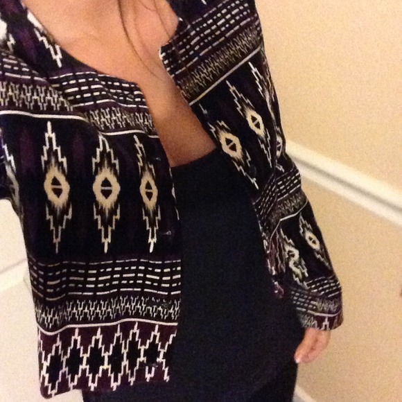 ✨Cropped print jacket - Picture 4 of 4