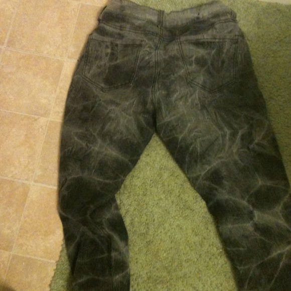 Jeggings grey and black