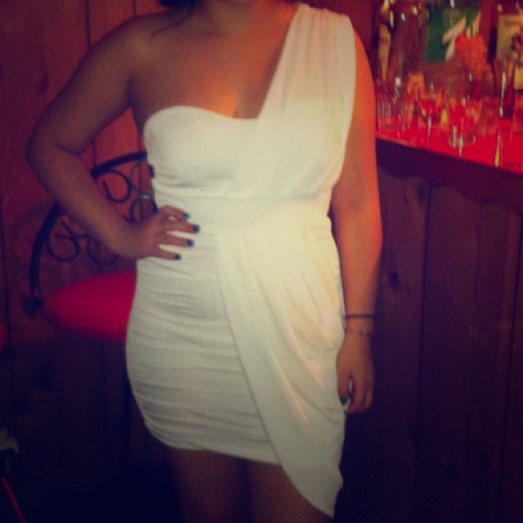 white dress