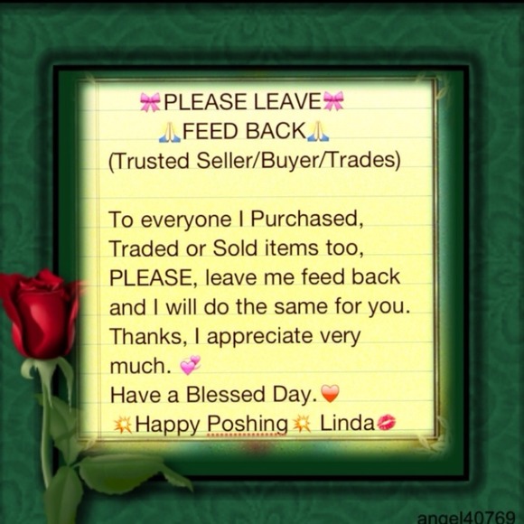 💥🙏Please, Leave Feed Back📝💥