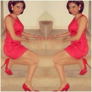 A Cute Short Red Dress ❤
