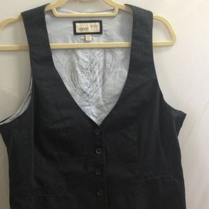 ** Nice ** Esprit Navy Pinstripe Vest
