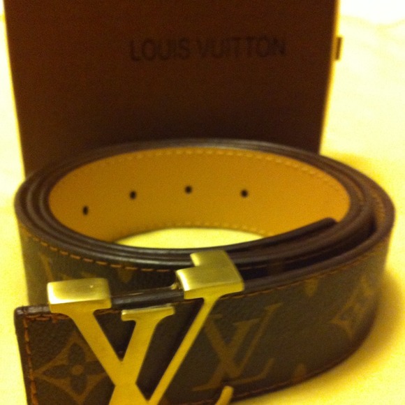 Belt with LV buckle