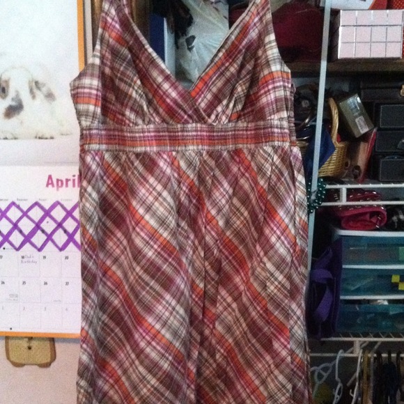 🚫BUNDLED🚫Rasberry, orange, brown, tan sun dress