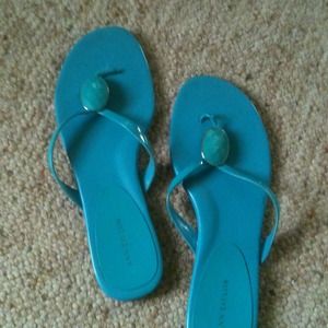 Blue sandals. Ann Taylor.  Size 10