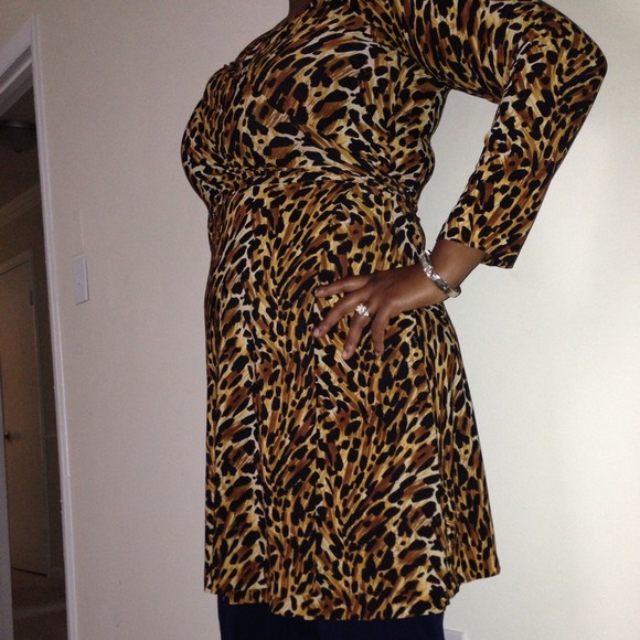 💢SOLD💢Normakamali sexy leopard dress - Picture 4 of 4