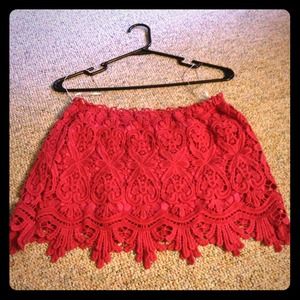Pink lace skirt from Sabo skirt in Australia