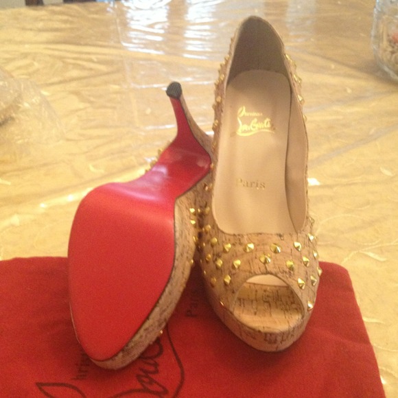 Christian louboutin inspired peep toe/marked down