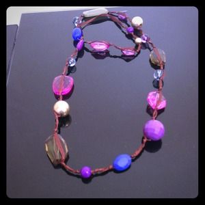 Lace colorful necklace!