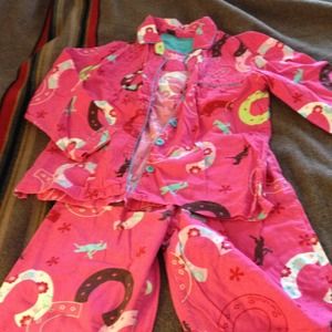 **RESERVED** VS flannel cowgirl pajamas