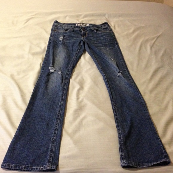 SOLD-Hydraulic destroyed jeans