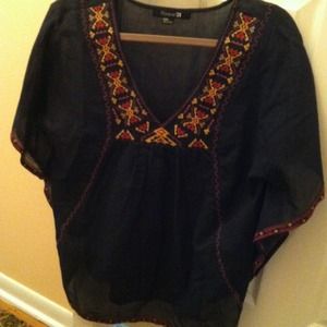 Tribal print top