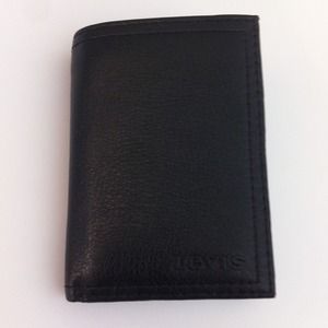 Gently Used Men's Levi Leather Wallet Nice