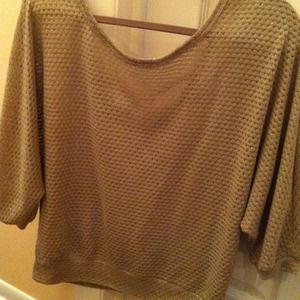 Knitted tan top