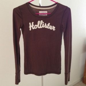 Brown long sleeve shirt