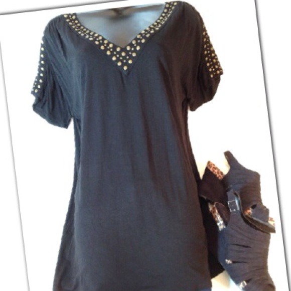 INC Tops - INC T Embellished with Studs