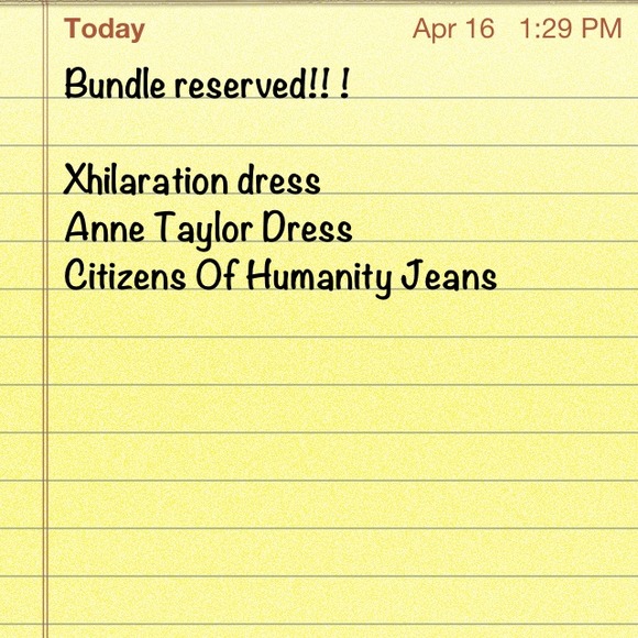 Bundle RESERVED!