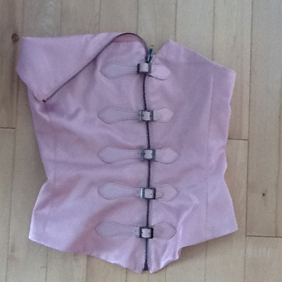Bebe corset pink top. Size xs