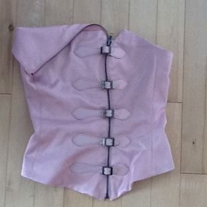 Bebe corset pink top. Size xs
