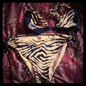 VS Animal print triangle bikini