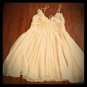 Cream color flowy dress