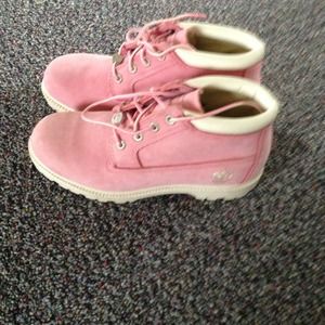 Pink timberlands