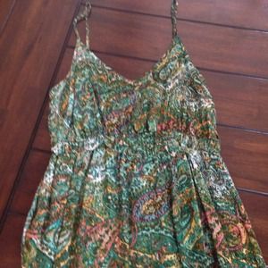 Paisley print tank top